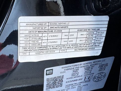 Certified 2024 Chevrolet Tahoe High Country AWD/4WD image 13