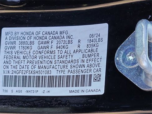 Used 2025 Honda Civic Sport image 27