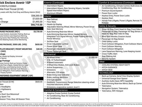 Certified 2025 Buick Enclave Avenir w/ Super Cruise Package AWD/4WD image 5