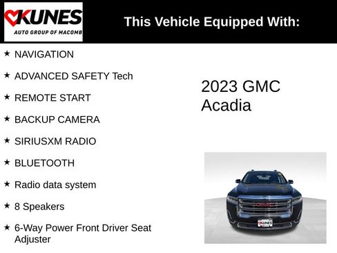 Used 2023 GMC Acadia SLT image 3