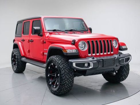 Used 2020 Jeep Wrangler Unlimited Sahara w/ Safety Group AWD/4WD image 7