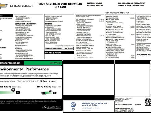 Used 2022 Chevrolet Silverado 2500 LTZ w/ LTZ Plus Package AWD/4WD image 10