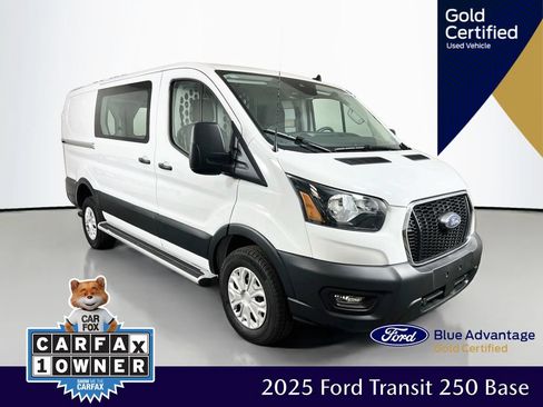 Certified 2025 Ford Transit 250 Low Roof w/ Exterior Upgrade Package RWD image 1