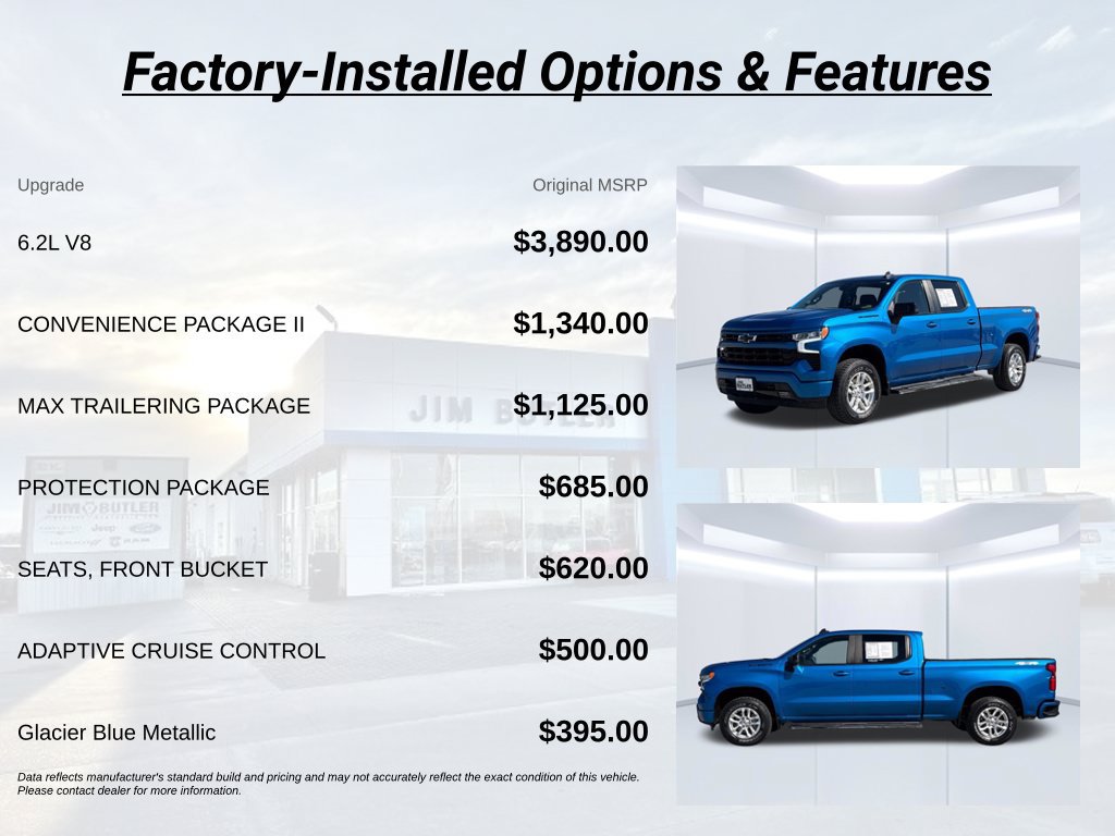 Used 2023 Chevrolet Silverado 1500 RST w/ Convenience Package II AWD/4WD image 3
