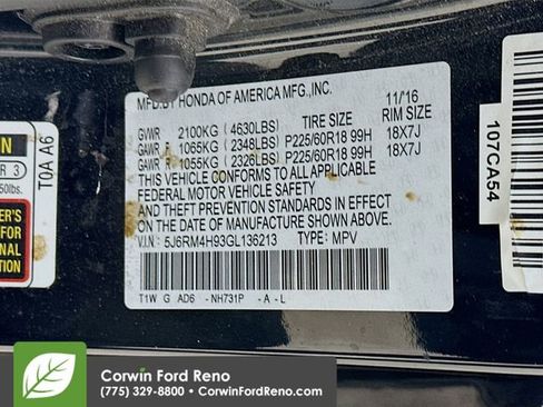 Used 2016 Honda CR-V Touring image 29