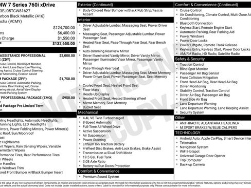 New 2026 BMW 760i xDrive 760i xDrive image 11