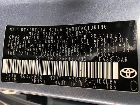 Certified 2024 Toyota Corolla LE FWD image 24