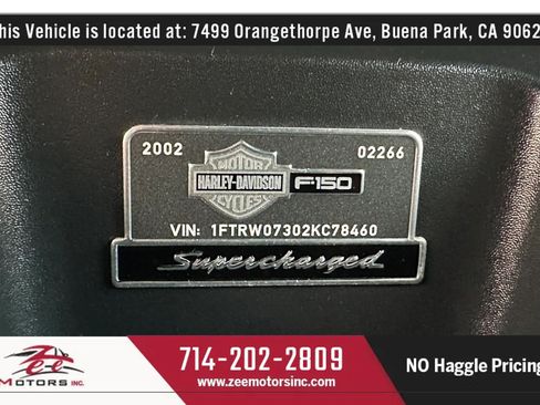 Used 2002 Ford F150 Harley-Davidson RWD image 31