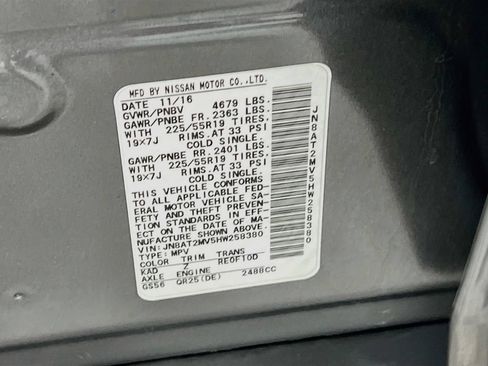 Used 2017 Nissan Rogue SL w/ SL Premium Package AWD/4WD image 28