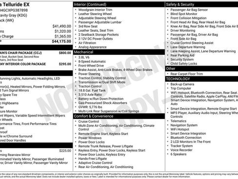 Used 2023 Kia Telluride EX w/ EX Captain's Chair Package FWD image 2