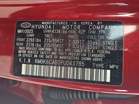 Certified 2023 Hyundai Kona SEL w/ Cargo Package AWD/4WD image 27