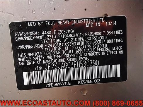 Used 2015 Subaru Forester 2.5i Premium image 16