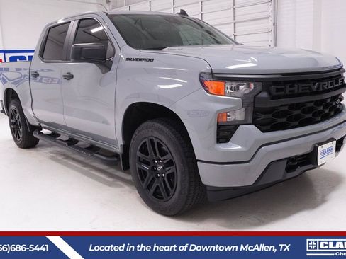 Used 2024 Chevrolet Silverado 1500 Custom w/ Turbomax Blackout Package AWD/4WD image 3