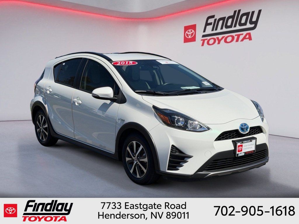 Certified 2018 Toyota Prius C One w/ Carpet Mat Package FWD image 4