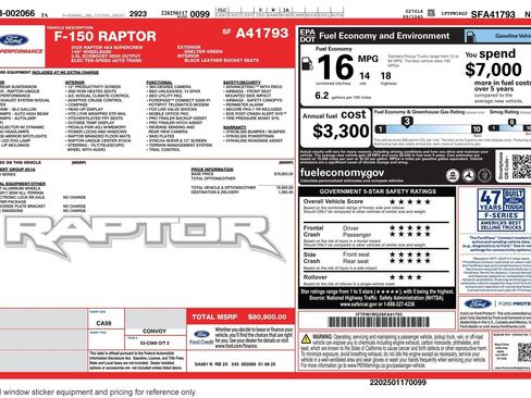 Used 2025 Ford F150 Raptor image 3