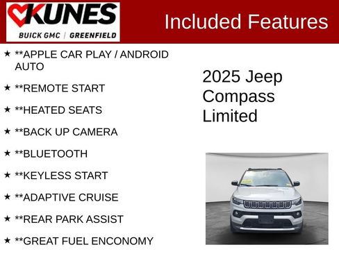Used 2025 Jeep Compass Limited AWD/4WD image 2