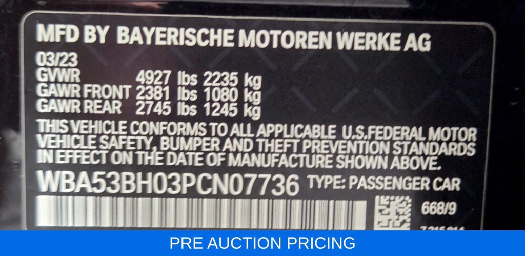 Used 2023 BMW 530i w/ Convenience Package RWD image 33