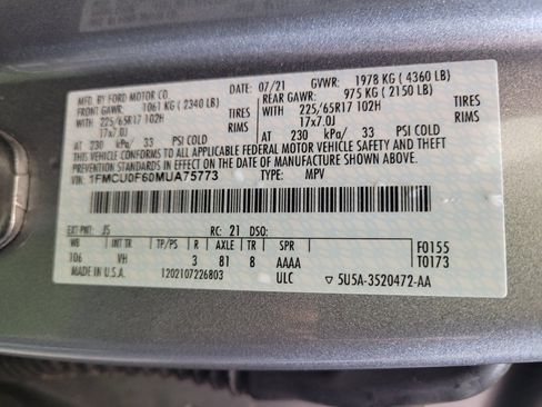 Used 2021 Ford Escape S FWD image 33