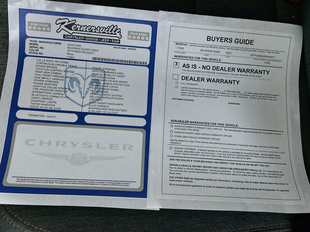 Used 2023 Ford Maverick XLT w/ XLT Luxury Package FWD image 35