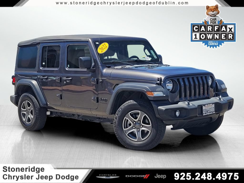 Used 2022 Jeep Wrangler Unlimited Sport AWD/4WD image 1