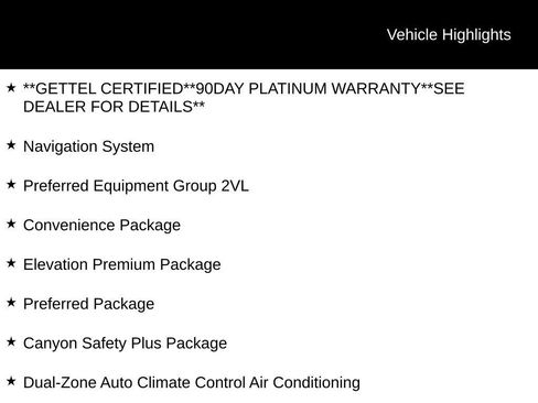 Used 2025 GMC Canyon Elevation w/ Convenience Package RWD image 11