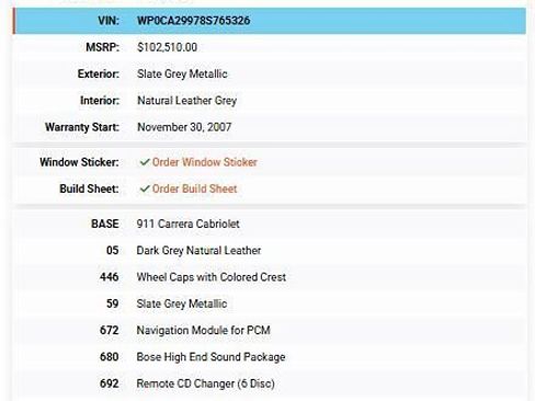 Used 2008 Porsche 911 Cabriolet image 14
