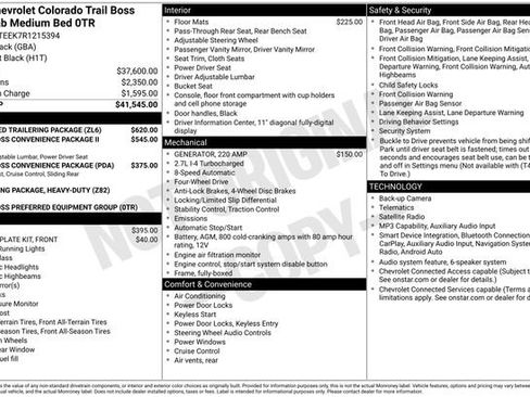 Used 2024 Chevrolet Colorado Trail Boss w/ Advanced Trailering Package AWD/4WD image 35