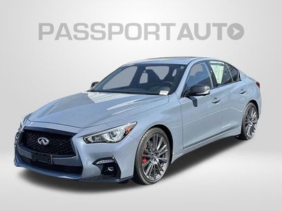 Used 2023 INFINITI Q50 Red Sport 400 w/ Carbon Fiber Package
