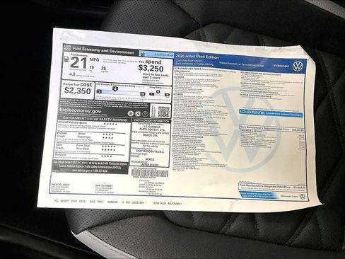 New 2026 Volkswagen Atlas Peak Edition image 38