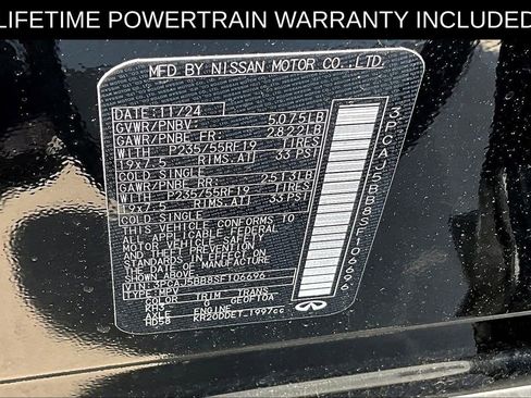 Certified 2025 INFINITI QX50 Luxe image 24