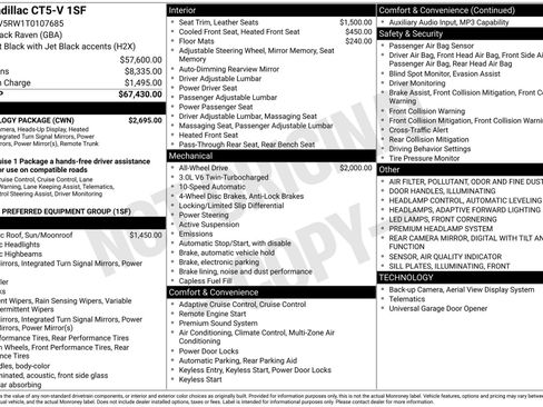 New 2026 Cadillac CT5 V w/ Technology Package image 1