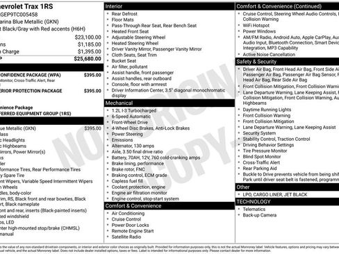 Used 2026 Chevrolet Trax RS image 4