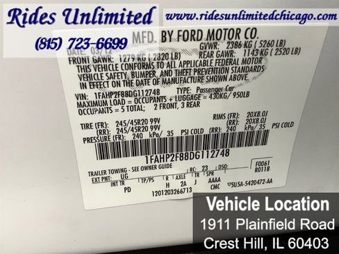 Used 2013 Ford Taurus Limited image 28