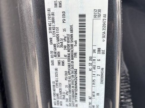 Used 2022 Ford F150 XLT w/ Equipment Group 302A High image 9