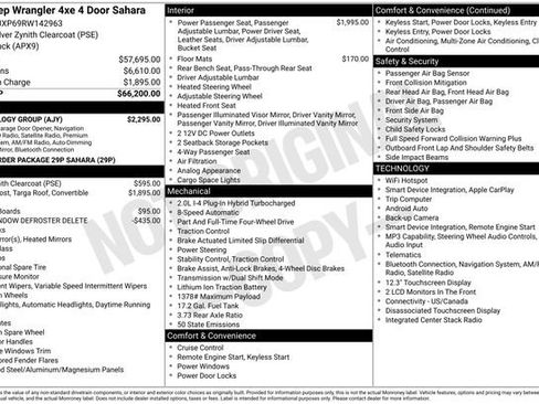 Used 2024 Jeep Wrangler Unlimited Sahara w/ Technology Group AWD/4WD image 22