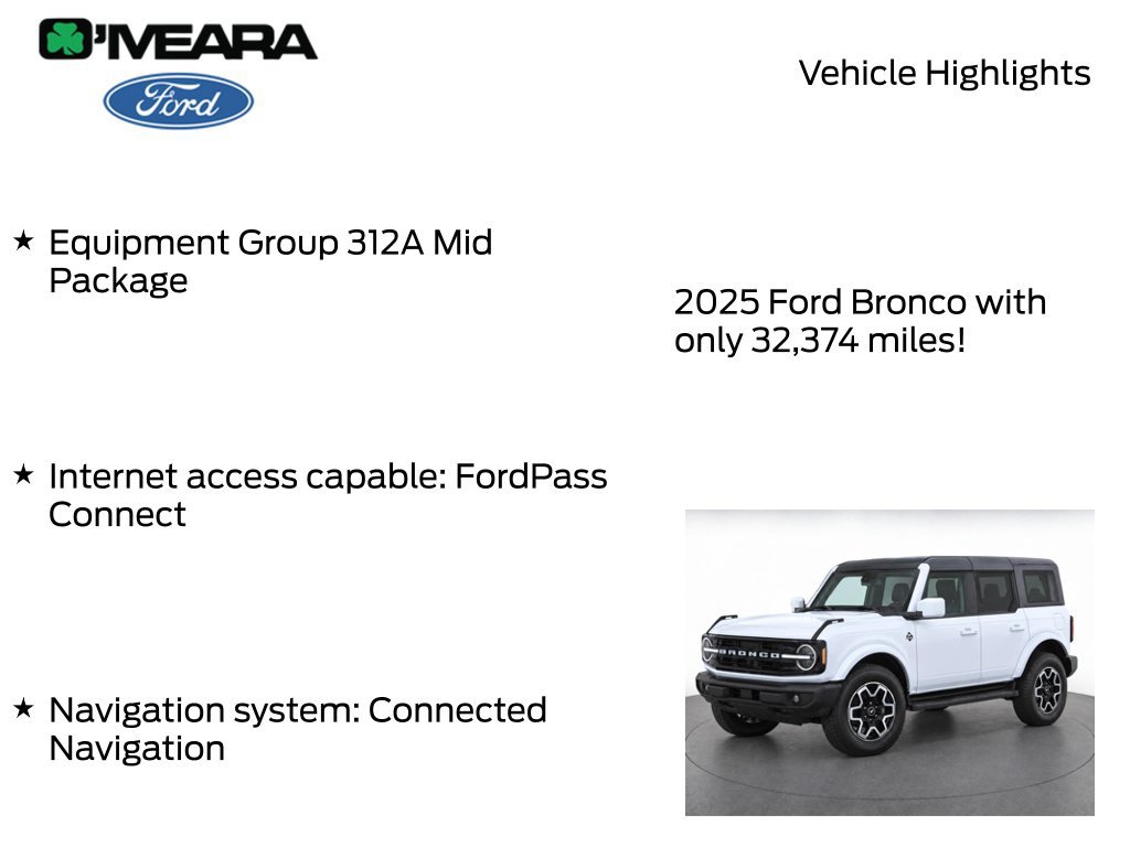 Used 2025 Ford Bronco Outer Banks AWD/4WD image 8