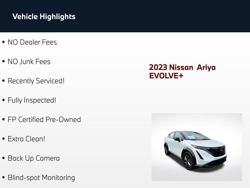 Used 2023 Nissan Ariya FWD image 83