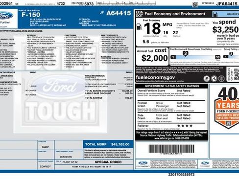 Used 2018 Ford F150 Lariat AWD/4WD image 26