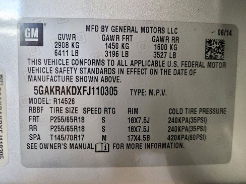 Used 2015 Buick Enclave Convenience FWD image 33