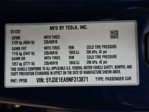 Used 2022 Tesla Model 3 RWD image 5