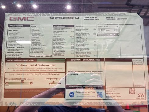 New 2026 GMC Savana 2500 w/ Driver Convenience Package RWD image 59