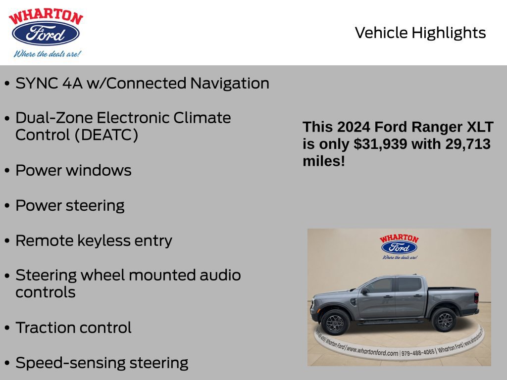 Used 2024 Ford Ranger XLT RWD image 21
