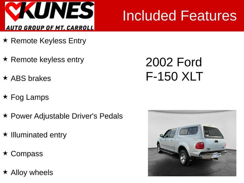 Used 2002 Ford F150 XLT AWD/4WD image 3