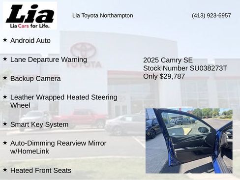 Used 2025 Toyota Camry SE w/ Convenience Package FWD image 14