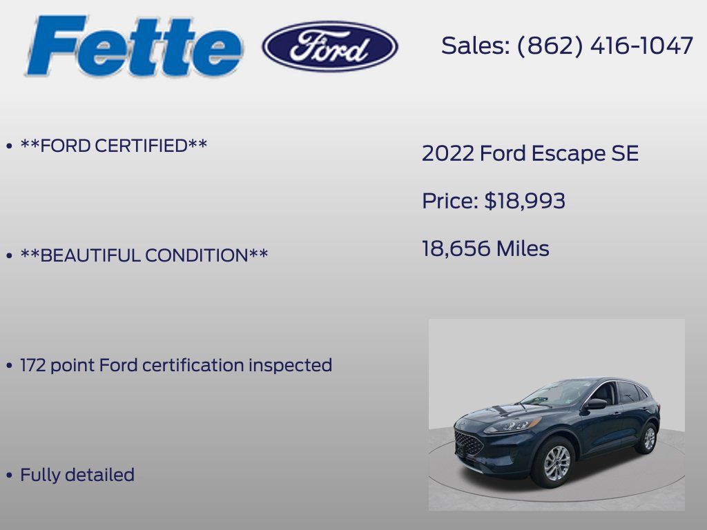 Used 2022 Ford Escape SE w/ Convenience Package AWD/4WD image 6
