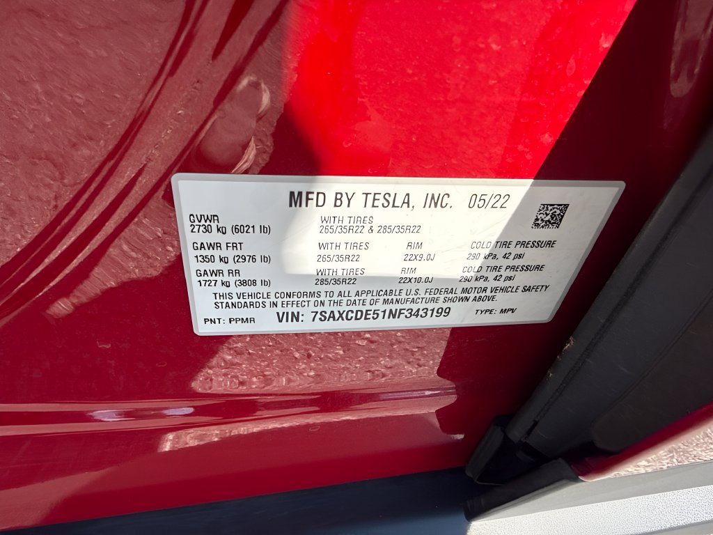 Used 2022 Tesla Model X AWD/4WD image 34