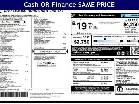 Certified 2025 RAM 1500 Big Horn AWD/4WD image 4