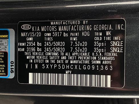 Used 2020 Kia Telluride SX w/ SX Prestige Package AWD/4WD image 75