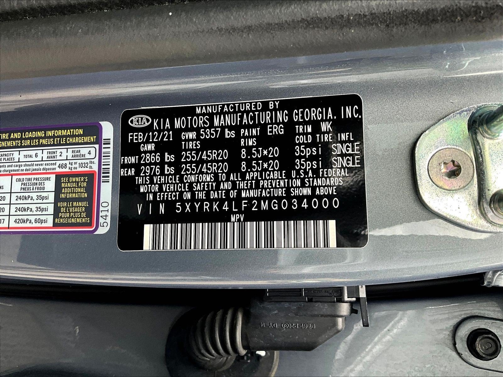 Used 2021 Kia Sorento SX FWD image 20