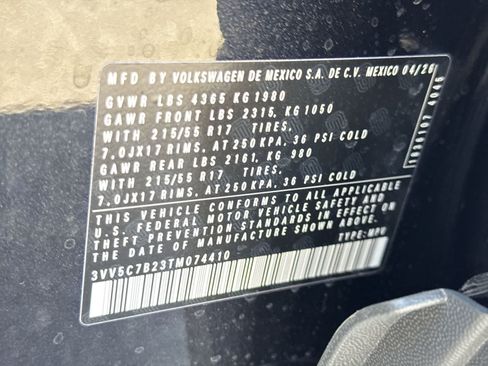 Used 2026 Volkswagen Taos S FWD image 33